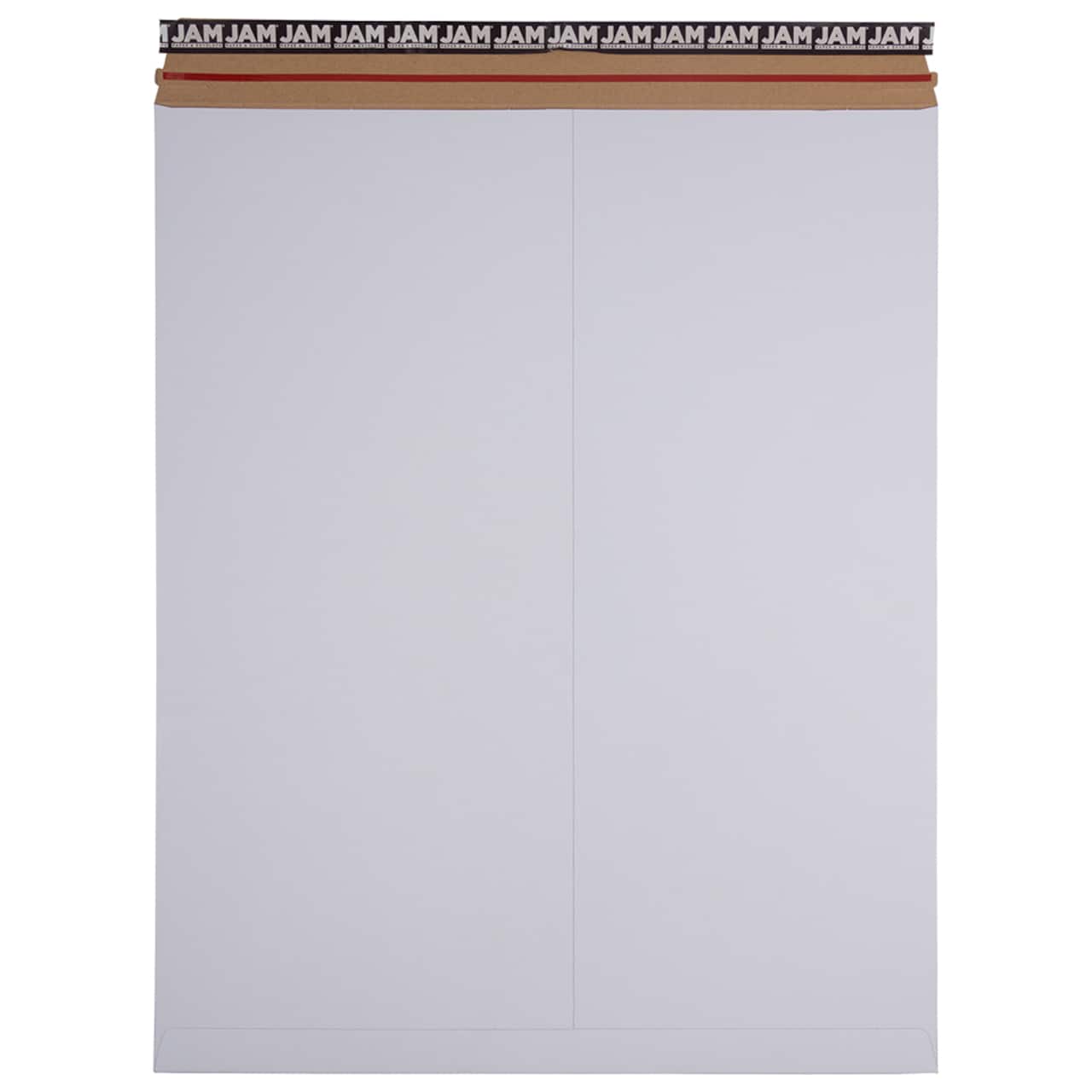 JAM Paper 17" x 21" White Flat Photo Mailer Peel & Seal Closure Envelopes, 6ct.